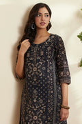 Black Long Kurta